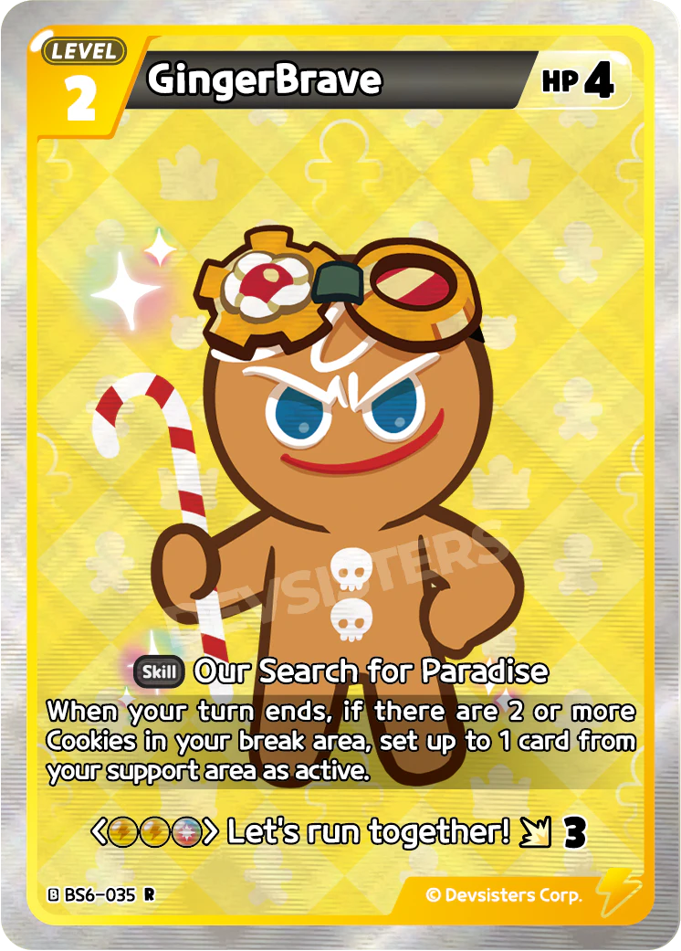 Image for GingerBrave (BS6-035) [Operation Timeguard] - CookieRun: Braverse TCG