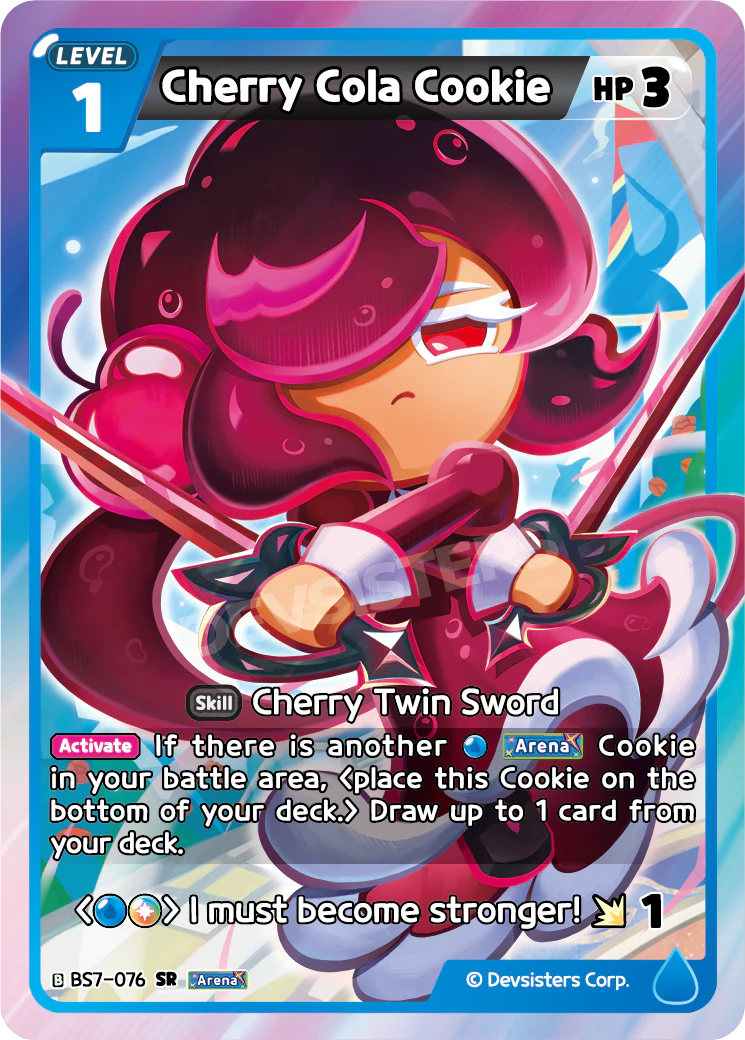 Image for Cherry Cola Cookie (BS7-076) [Arena of Glory] - CookieRun: Braverse TCG