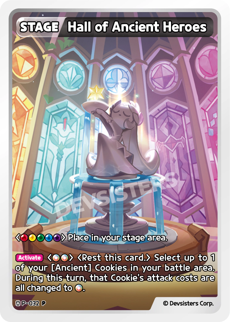 Image for Hall of Ancient Heroes (P-032) [Promotion Card] - CookieRun: Braverse TCG