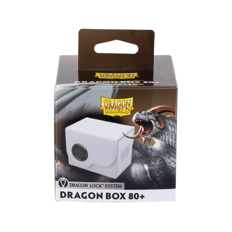 Dragon Shield: Dragon Box 80+ - White and Aqua