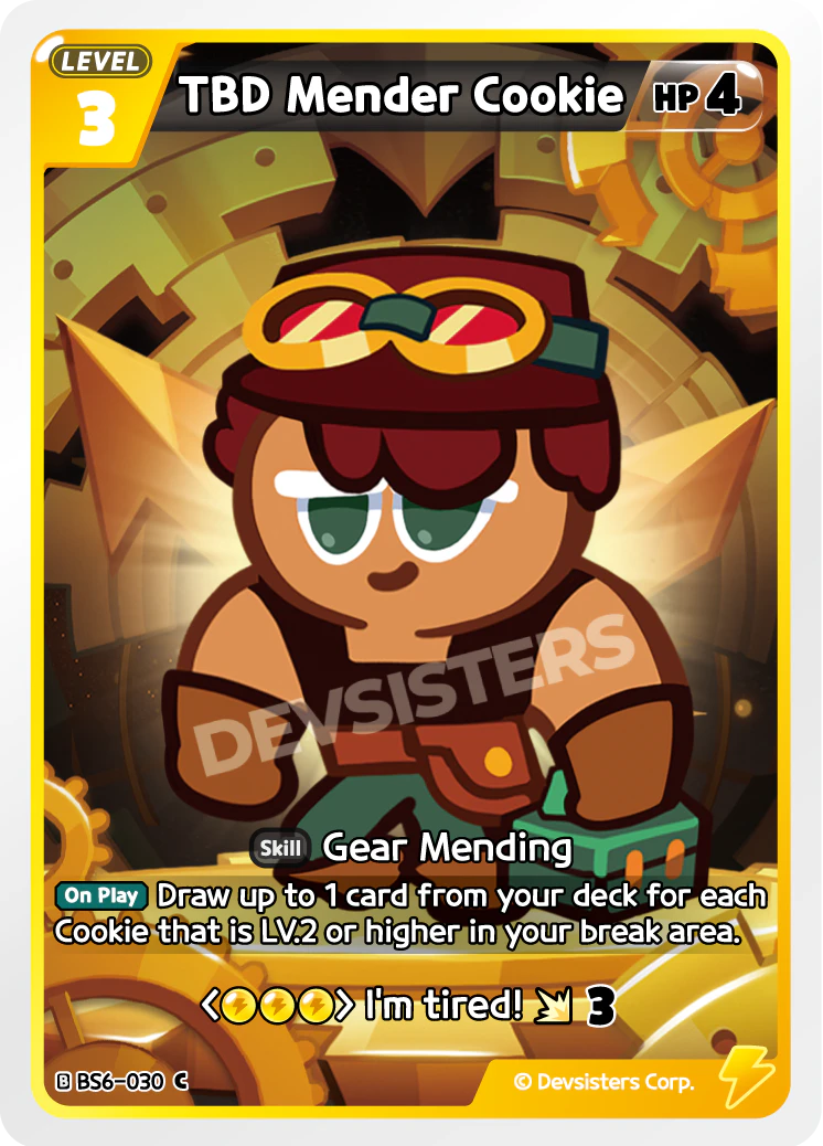 Image for TBD Mender Cookie (BS6-030) [Operation Timeguard] - CookieRun: Braverse TCG
