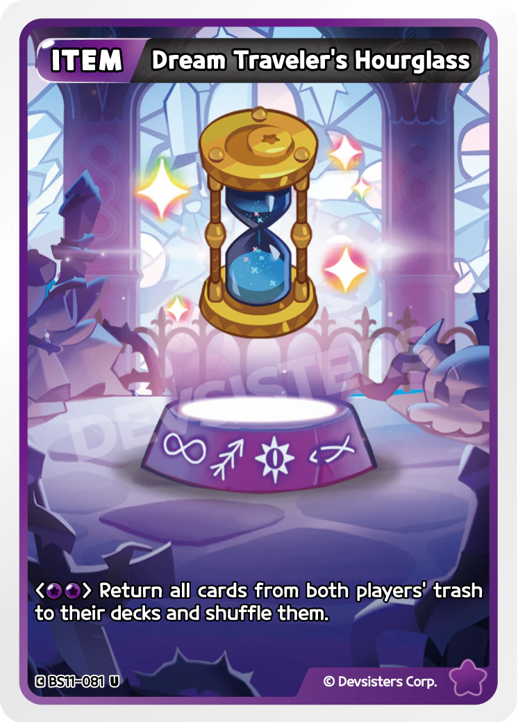 Image for Dream Traveler's Hourglass (BS11-081) [The Dark Enchantress War] - CookieRun: Braverse TCG