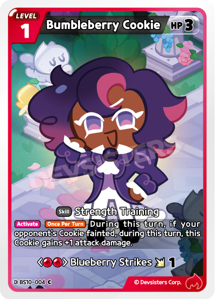 Image for Bumbleberry Cookie (BS10-004) [Paradise of Passion & Sloth / Catacombs of Silence] - CookieRun: Braverse TCG