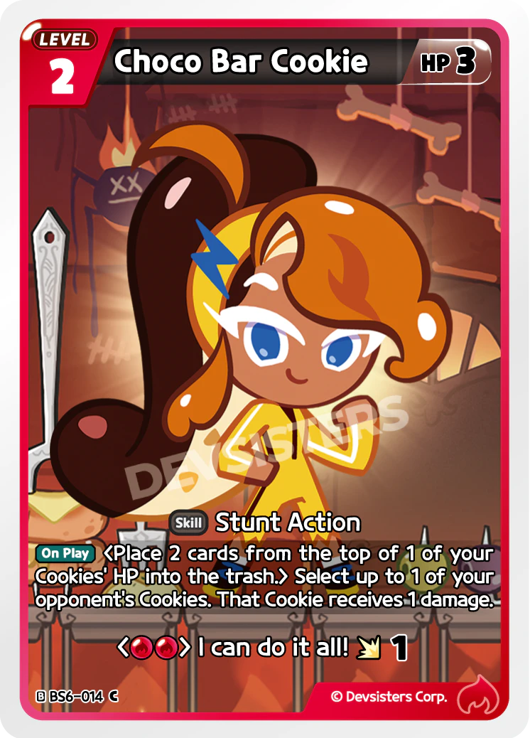 Image for Choco Bar Cookie (BS6-014) [Operation Timeguard] - CookieRun: Braverse TCG