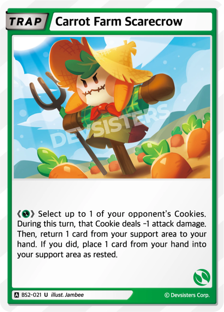 Image for Carrot Farm Scarecrow (BS2-021) [BRAVE BEGINNING] - CookieRun: Braverse TCG