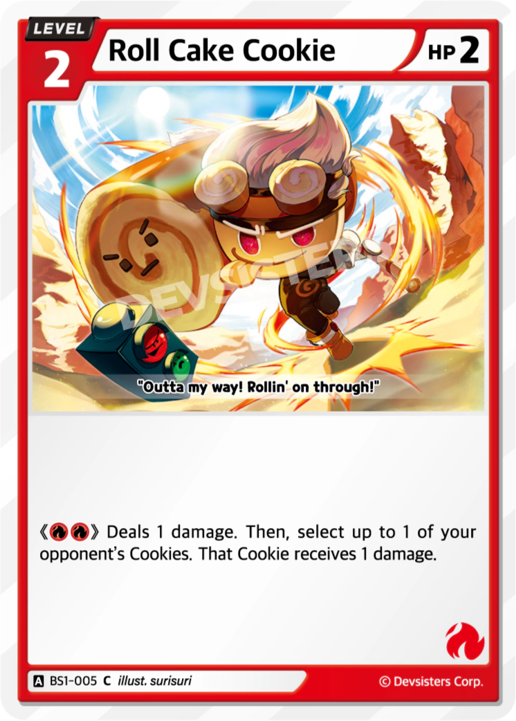 Image for Roll Cake Cookie (BS1-005) [BRAVE BEGINNING] - CookieRun: Braverse TCG
