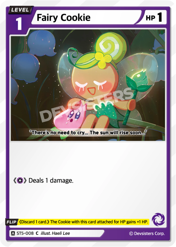Image for Fairy Cookie (ST5-008) [Starter Deck PURPLE] - CookieRun: Braverse TCG