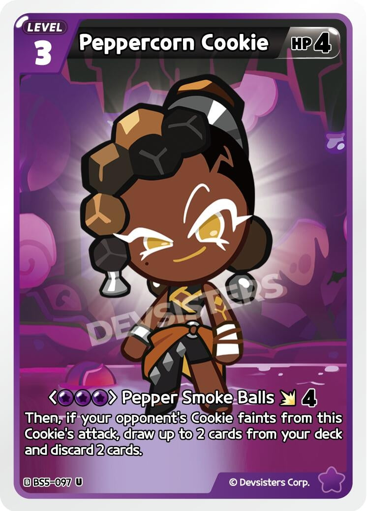 Image for Peppercorn Cookie (BS5-097) [Arena of Glory] - CookieRun: Braverse TCG