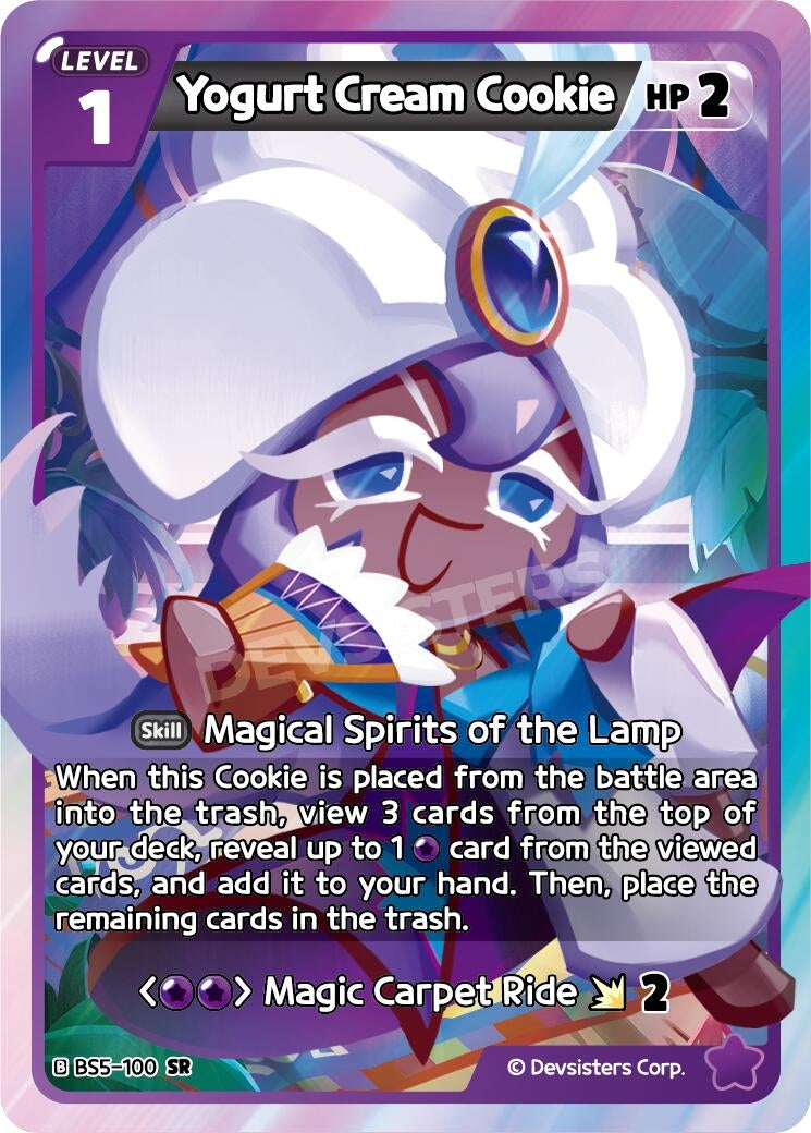 Image for Yogurt Cream Cookie (BS5-100) [Arena of Glory] - CookieRun: Braverse TCG