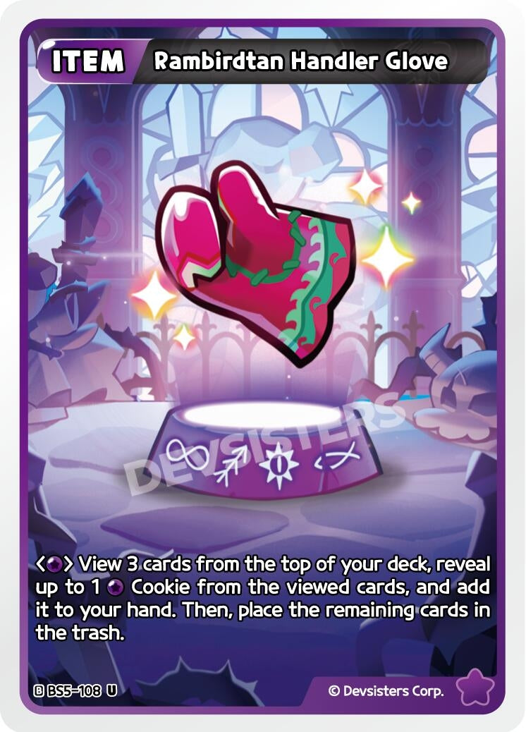 Image for Rambirdtan Handler Glove (BS5-108) [Arena of Glory] - CookieRun: Braverse TCG