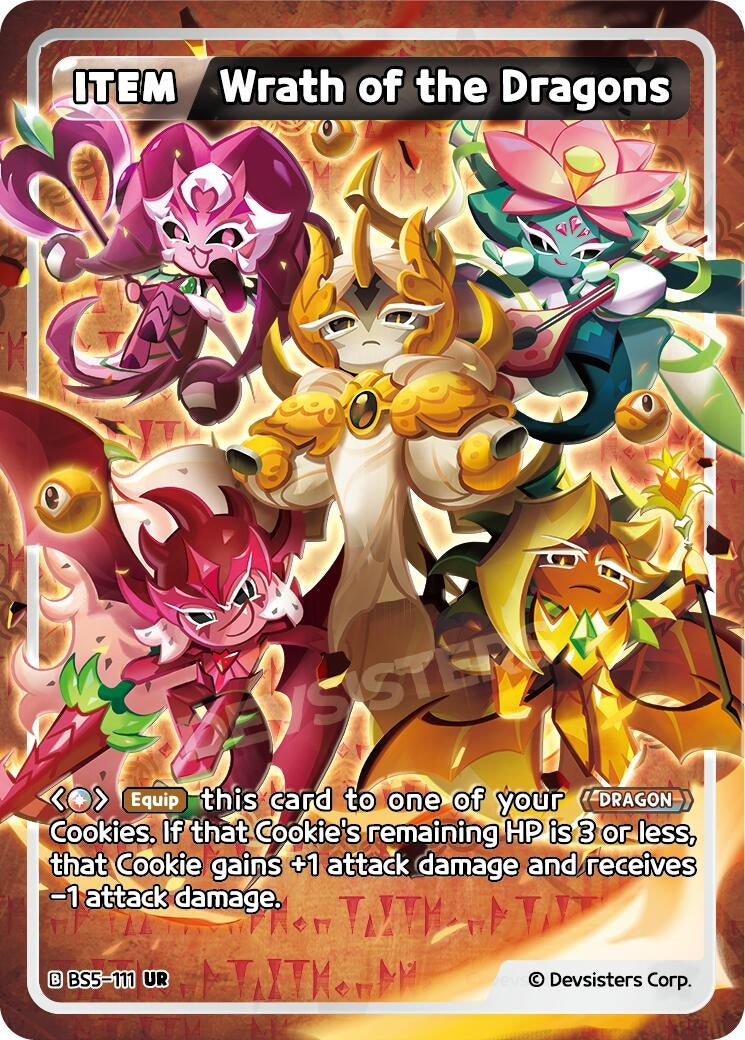 Image for Wrath of the Dragons (BS5-111) [Arena of Glory] - CookieRun: Braverse TCG