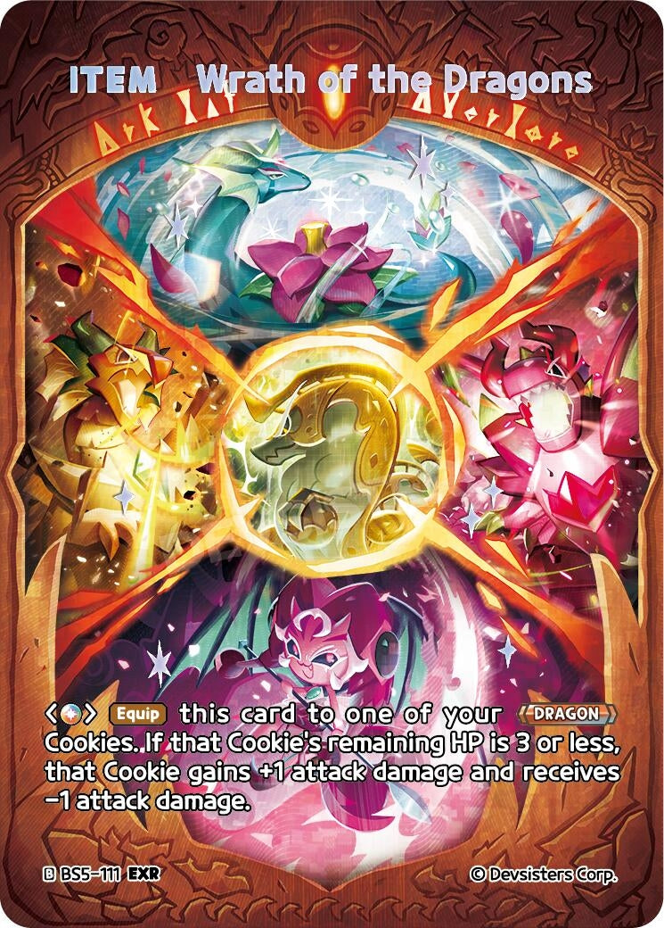 Image for Wrath of the Dragons (EXR) (BS5-111) [Arena of Glory] - CookieRun: Braverse TCG
