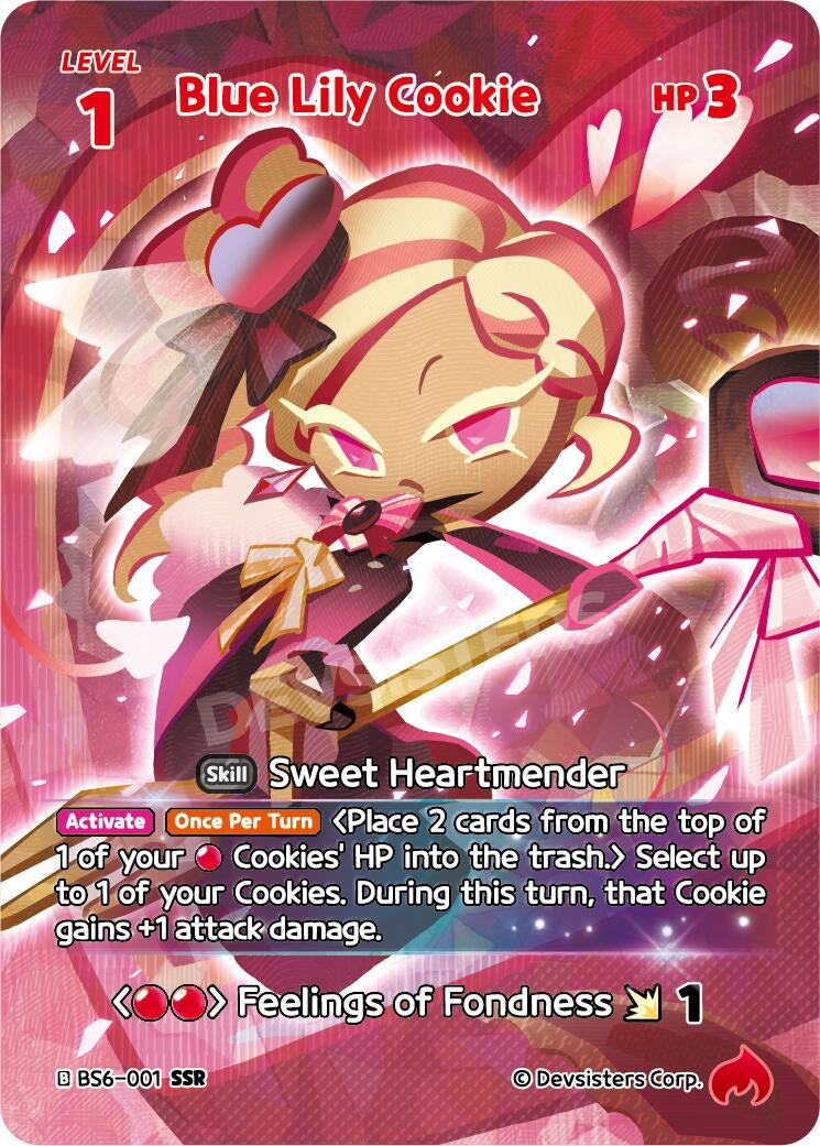 Image for Blue Lily Cookie (SSR) (BS6-001) [Arena of Glory] - CookieRun: Braverse TCG
