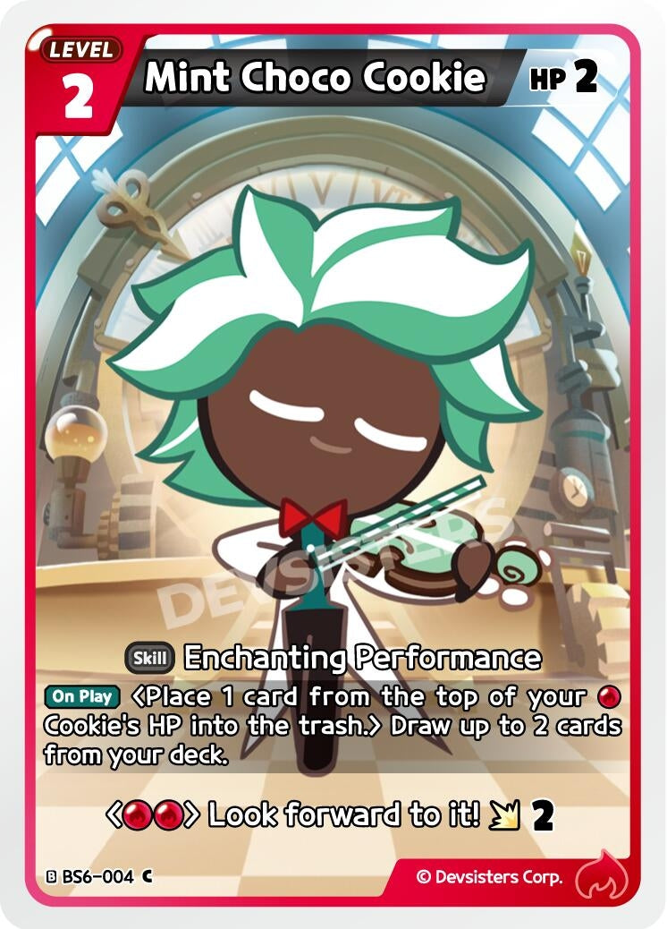 Image for Mint Choco Cookie (004) (BS6-004) [Arena of Glory] - CookieRun: Braverse TCG