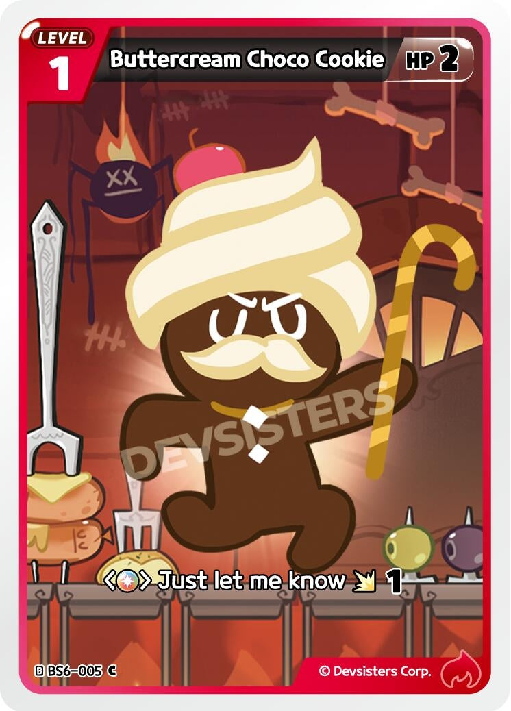 Image for Buttercream Choco Cookie (005) (BS6-005) [Arena of Glory] - CookieRun: Braverse TCG