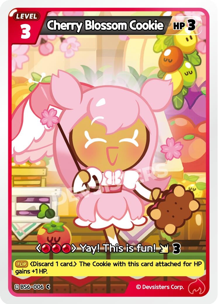 Image for Cherry Blossom Cookie (BS6-006) [Arena of Glory] - CookieRun: Braverse TCG
