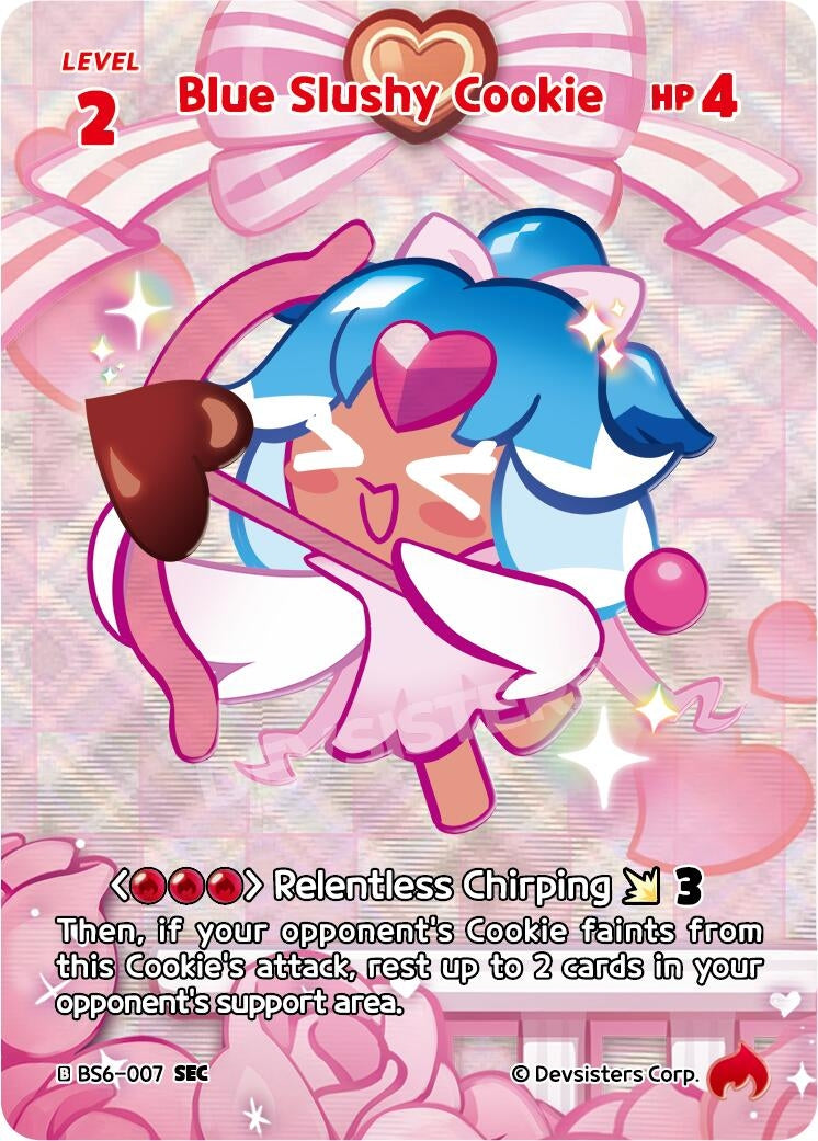 Image for Blue Slushy Cookie (SEC) (BS6-007) [Arena of Glory] - CookieRun: Braverse TCG
