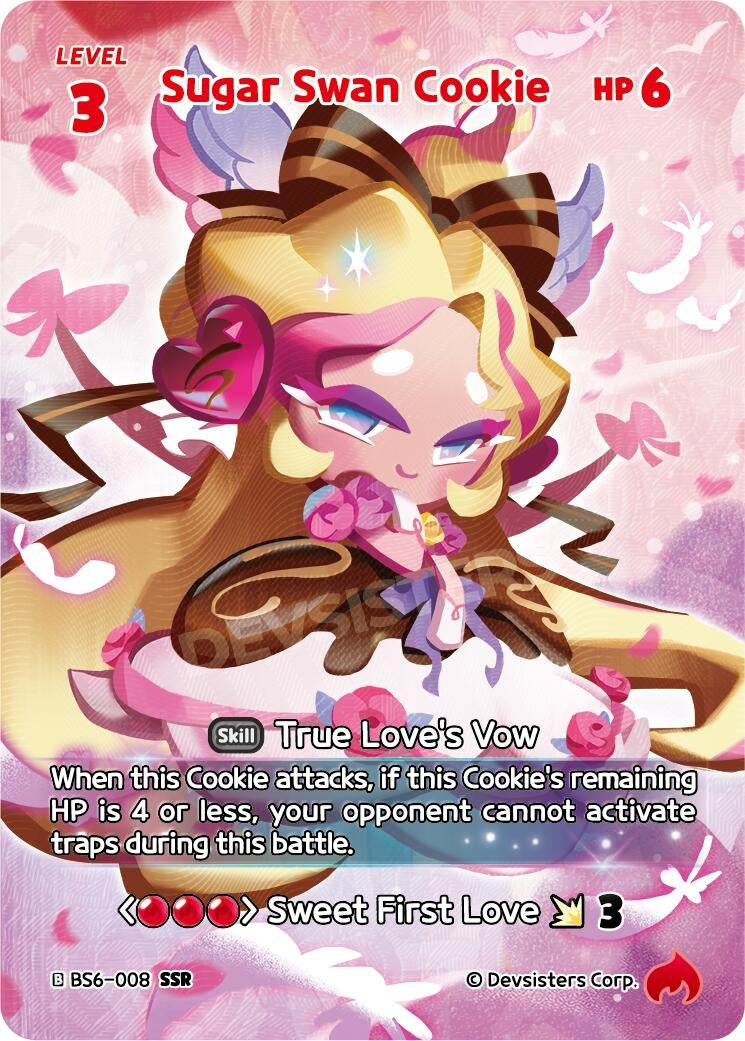 Image for Sugar Swan Cookie (SSR) (BS6-008) [Arena of Glory] - CookieRun: Braverse TCG