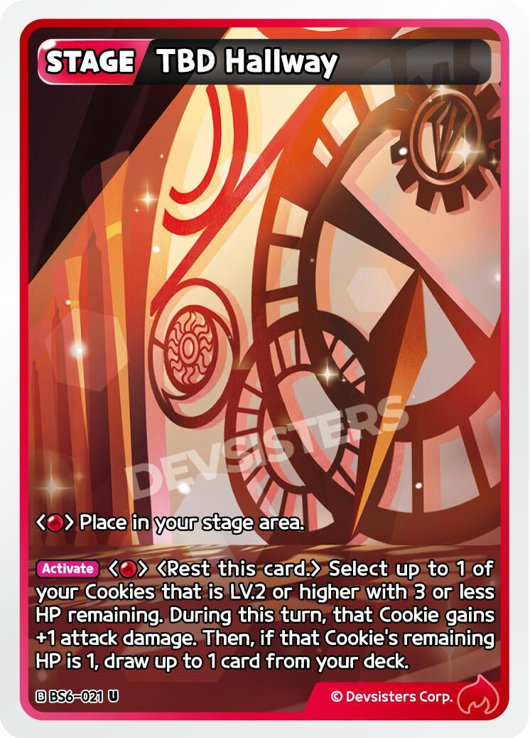 Image for TBD Hallway (BS6-021) [Arena of Glory] - CookieRun: Braverse TCG