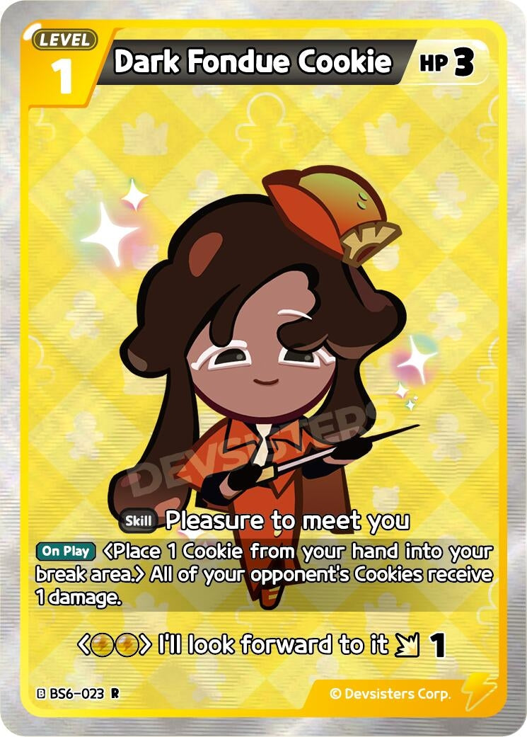 Image for Dark Fondue Cookie (BS6-023) [Arena of Glory] - CookieRun: Braverse TCG