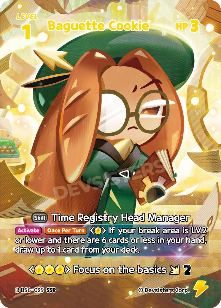 Image for Baguette Cookie (SSR) (BS6-025) [Arena of Glory] - CookieRun: Braverse TCG