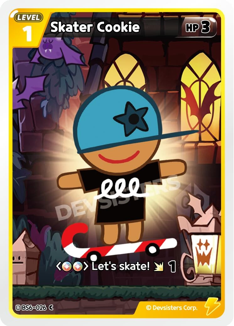 Image for Skater Cookie (BS6-026) [Arena of Glory] - CookieRun: Braverse TCG