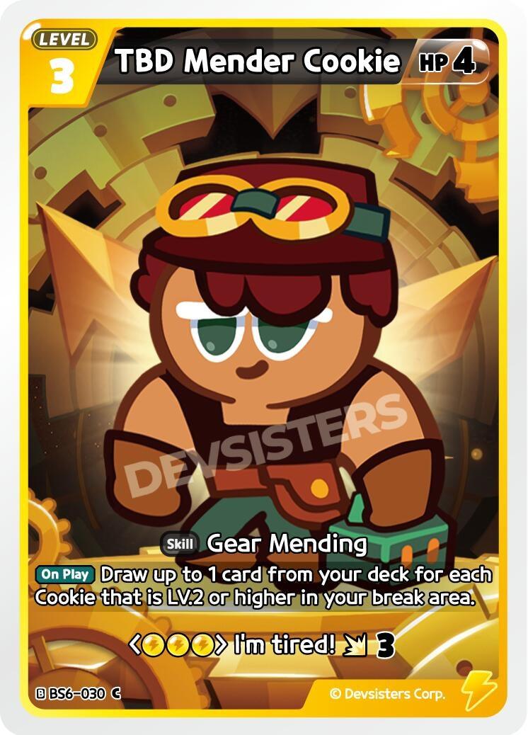 Image for TBD Mender Cookie (BS6-030) [Arena of Glory] - CookieRun: Braverse TCG