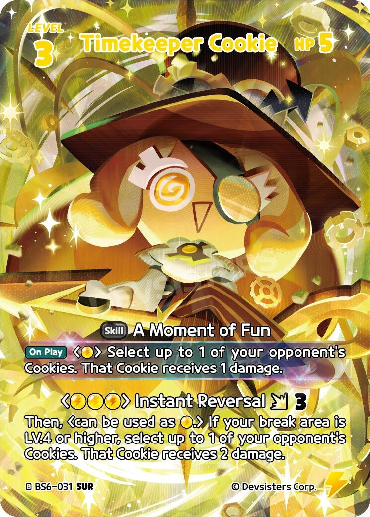 Image for Timekeeper Cookie (031) (SUR) (BS6-031) [Arena of Glory] - CookieRun: Braverse TCG