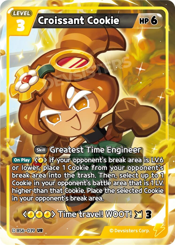 Image for Croissant Cookie (039) (BS6-039) [Arena of Glory] - CookieRun: Braverse TCG