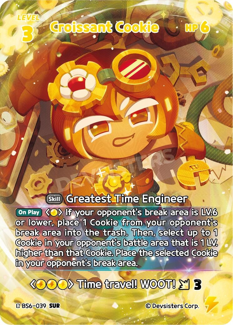 Image for Croissant Cookie (039) (SUR) (BS6-039) [Arena of Glory] - CookieRun: Braverse TCG