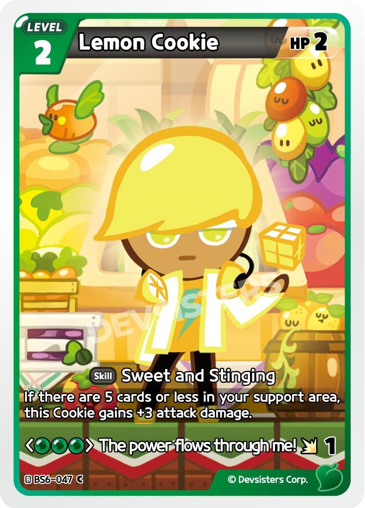 Image for Lemon Cookie (047) (BS6-047) [Arena of Glory] - CookieRun: Braverse TCG