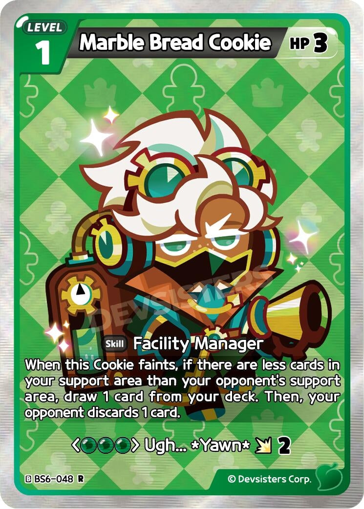 Image for Marble Bread Cookie (048) (BS6-048) [Arena of Glory] - CookieRun: Braverse TCG