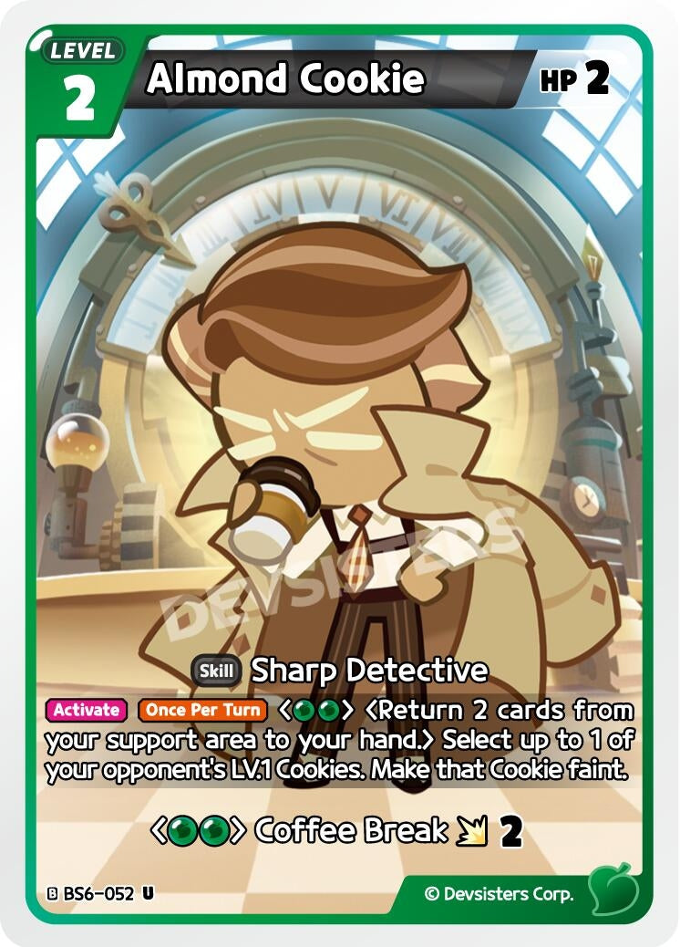 Image for Almond Cookie (052) (BS6-052) [Arena of Glory] - CookieRun: Braverse TCG