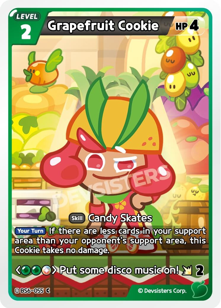 Image for Grapefruit Cookie (BS6-055) [Arena of Glory] - CookieRun: Braverse TCG