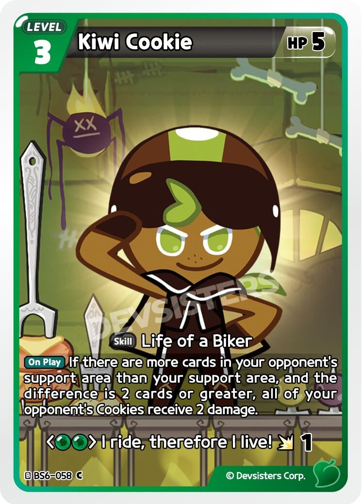 Image for Kiwi Cookie (BS6-058) [Arena of Glory] - CookieRun: Braverse TCG