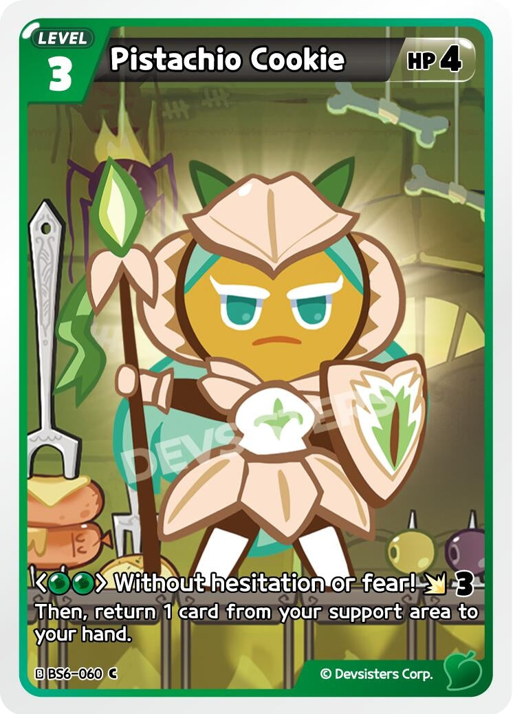 Image for Pistachio Cookie (BS6-060) [Arena of Glory] - CookieRun: Braverse TCG