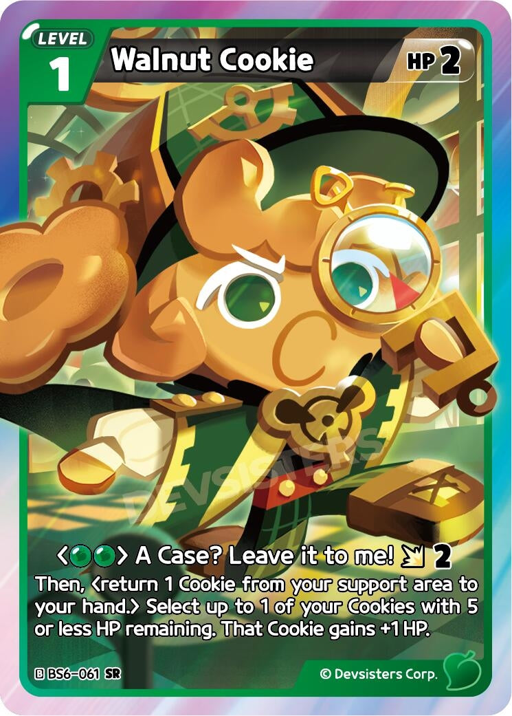 Image for Walnut Cookie (BS6-061) [Arena of Glory] - CookieRun: Braverse TCG