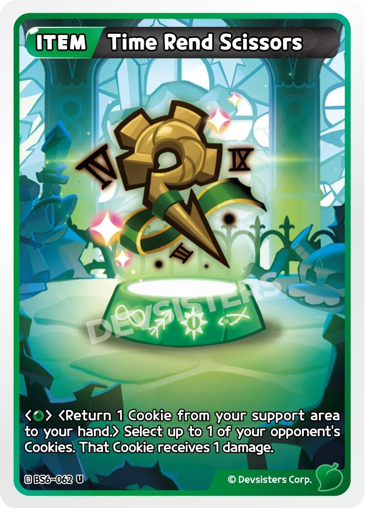 Image for Time Rend Scissors (BS6-062) [Arena of Glory] - CookieRun: Braverse TCG