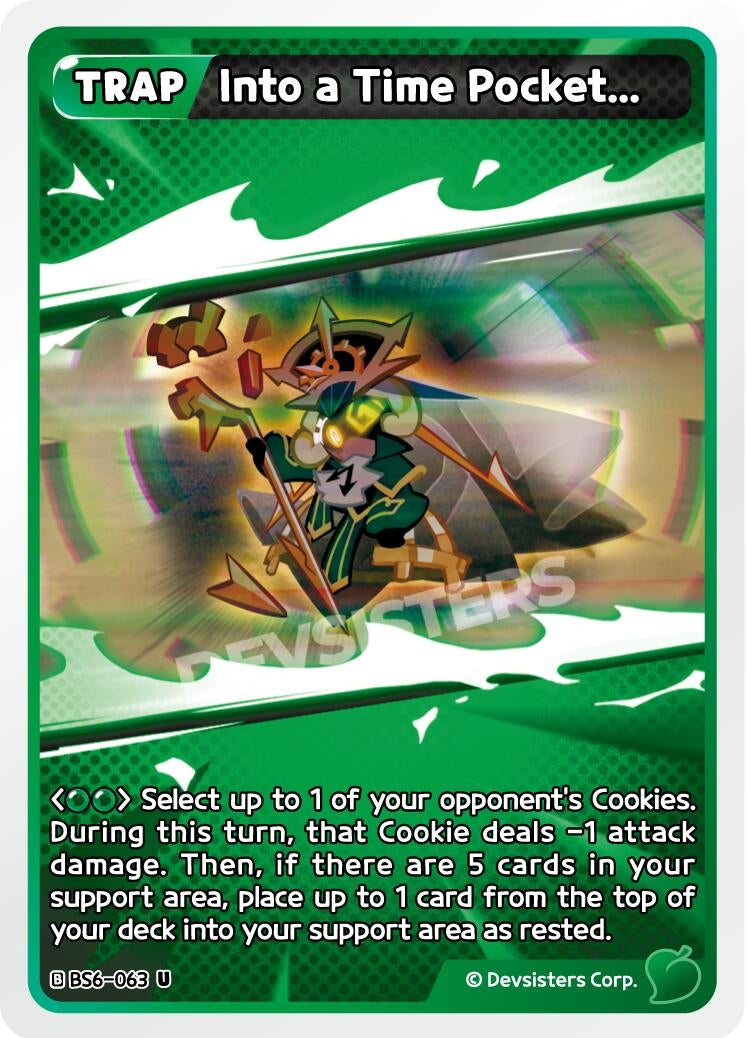 Image for Into a Time Pocket... (BS6-063) [Arena of Glory] - CookieRun: Braverse TCG