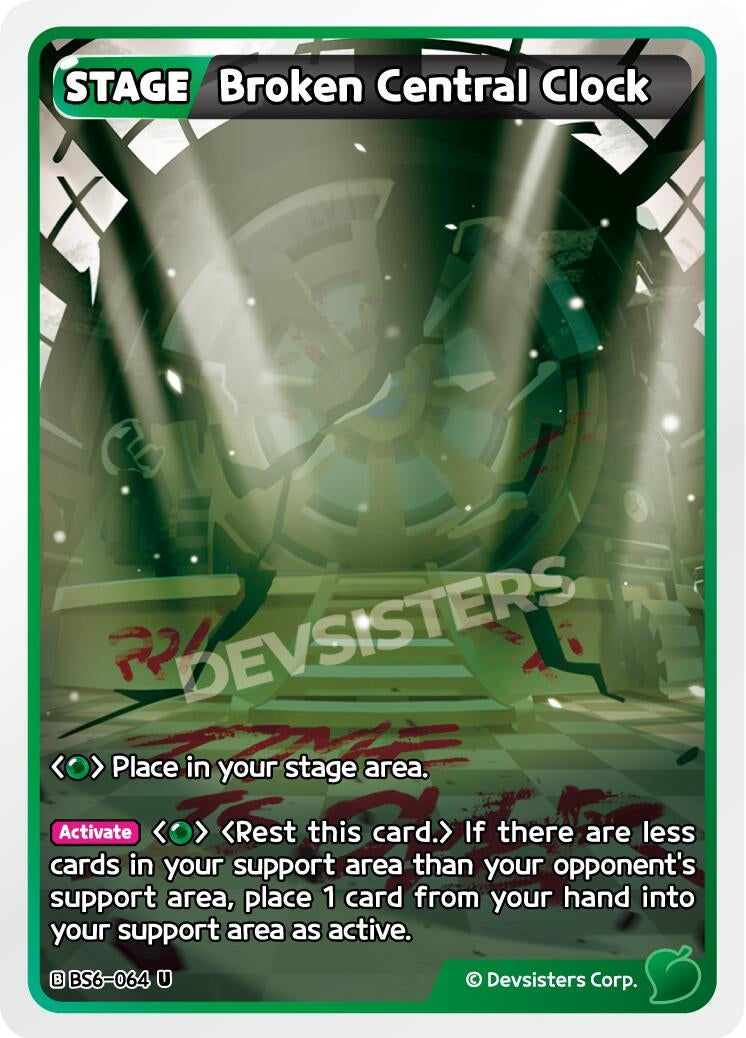 Image for Broken Central Clock (BS6-064) [Arena of Glory] - CookieRun: Braverse TCG