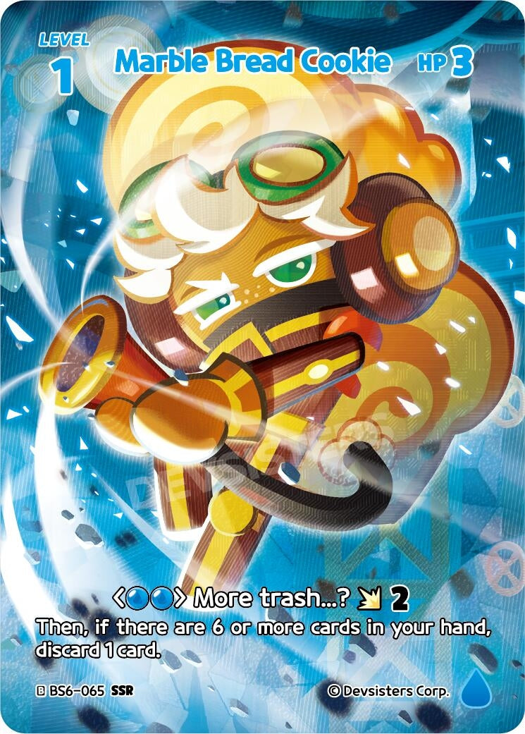 Image for Marble Bread Cookie (065) (SSR) (BS6-065) [Arena of Glory] - CookieRun: Braverse TCG