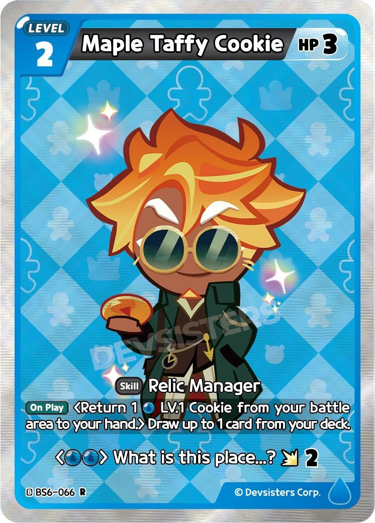 Image for Maple Taffy Cookie (BS6-066) [Arena of Glory] - CookieRun: Braverse TCG
