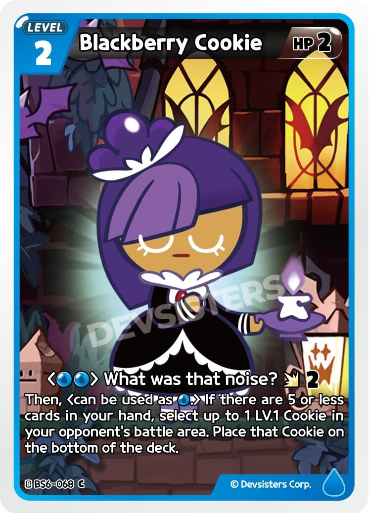 Image for Blackberry Cookie (BS6-068) [Arena of Glory] - CookieRun: Braverse TCG