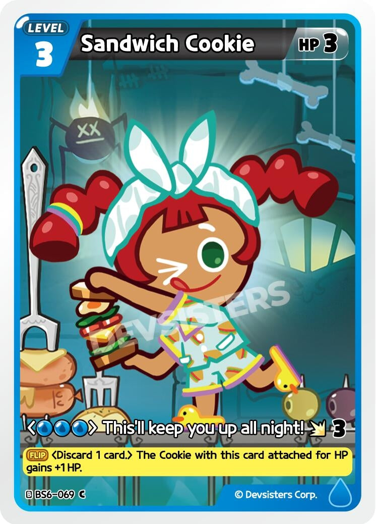 Image for Sandwich Cookie (069) (BS6-069) [Arena of Glory] - CookieRun: Braverse TCG