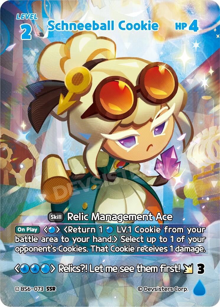 Image for Schneeball Cookie (073) (SSR) (BS6-073) [Arena of Glory] - CookieRun: Braverse TCG