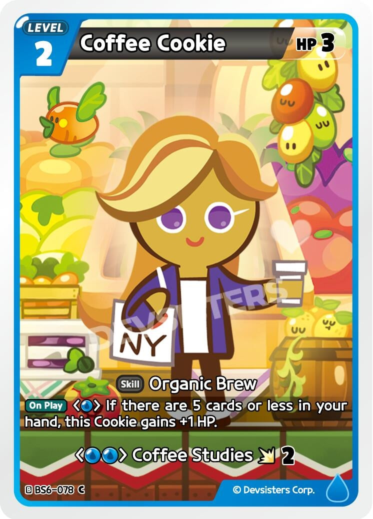 Image for Coffee Cookie (BS6-078) [Arena of Glory] - CookieRun: Braverse TCG