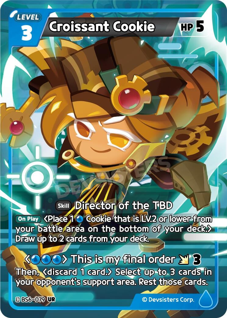 Image for Croissant Cookie (079) (BS6-079) [Arena of Glory] - CookieRun: Braverse TCG