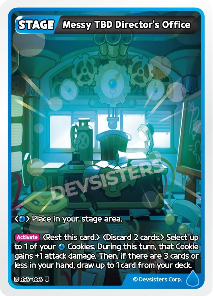Image for Messy TBD Director's Office (BS6-086) [Arena of Glory] - CookieRun: Braverse TCG