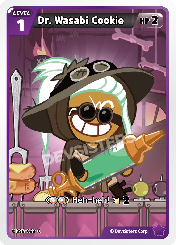 Image for Dr. Wasabi Cookie (088) (BS6-088) [Arena of Glory] - CookieRun: Braverse TCG