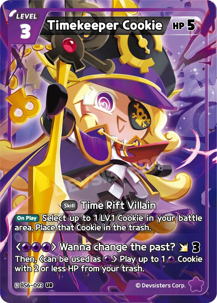 Image for Timekeeper Cookie (093) (BS6-093) [Arena of Glory] - CookieRun: Braverse TCG